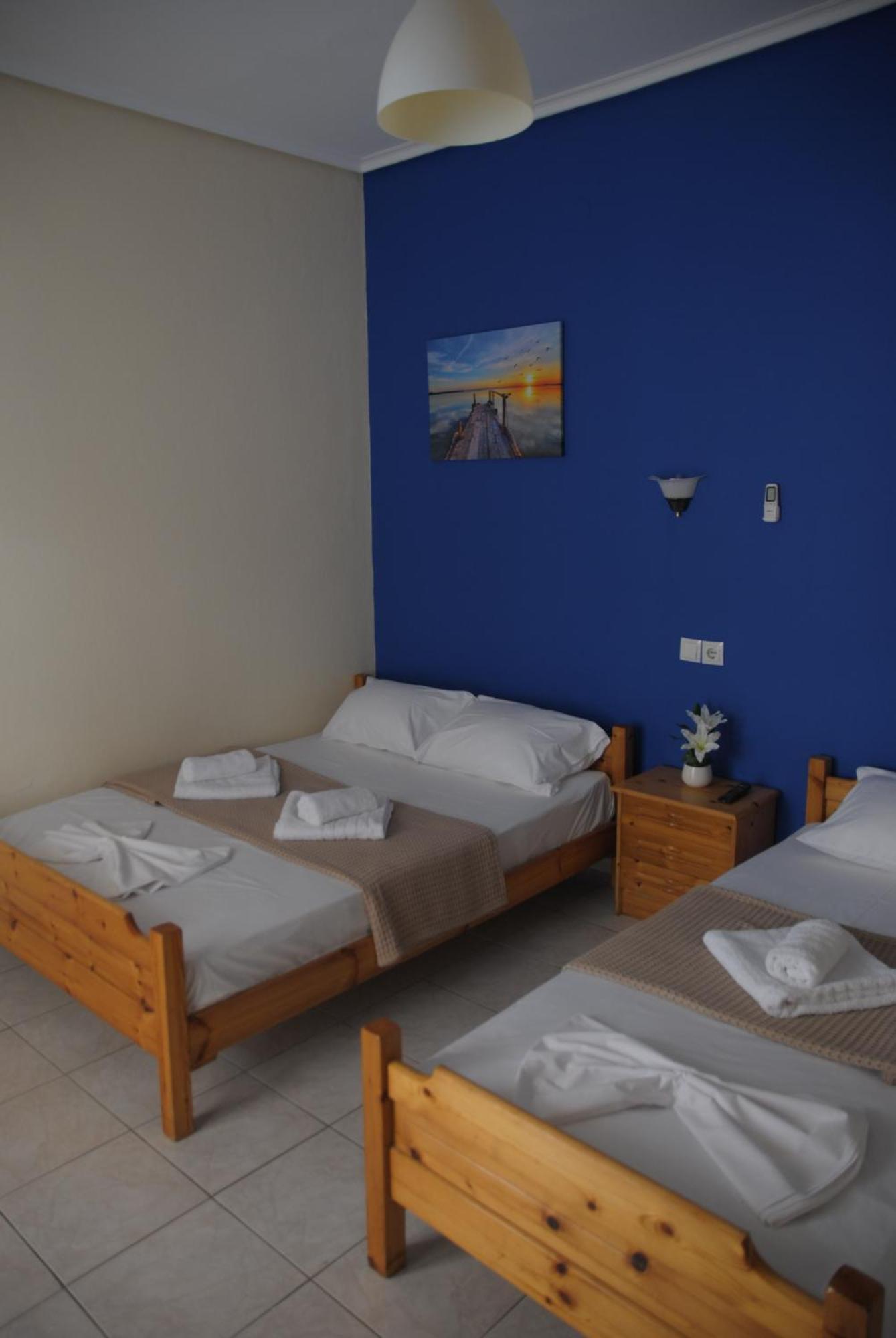 Light Blue Paralia Apartments Exterior foto