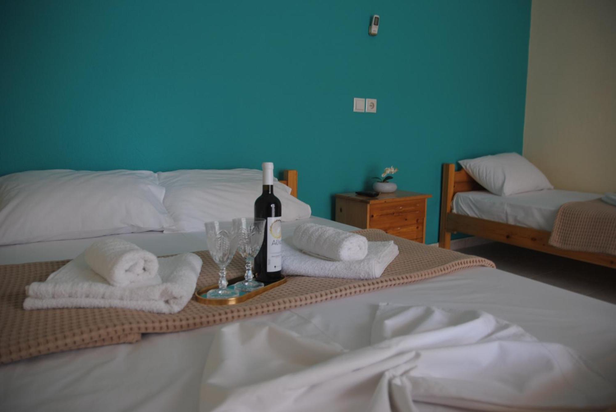 Light Blue Paralia Apartments Exterior foto